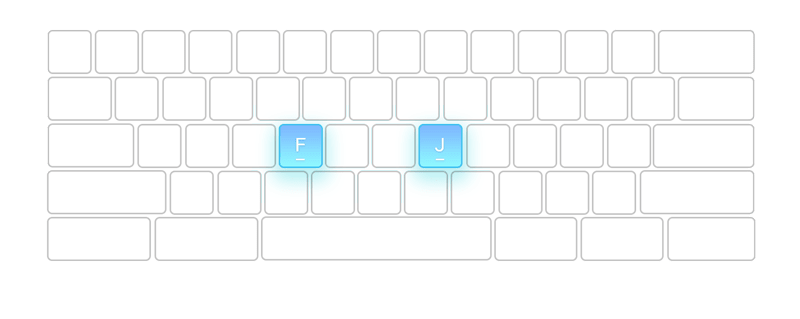 bumps-keyboard-typing